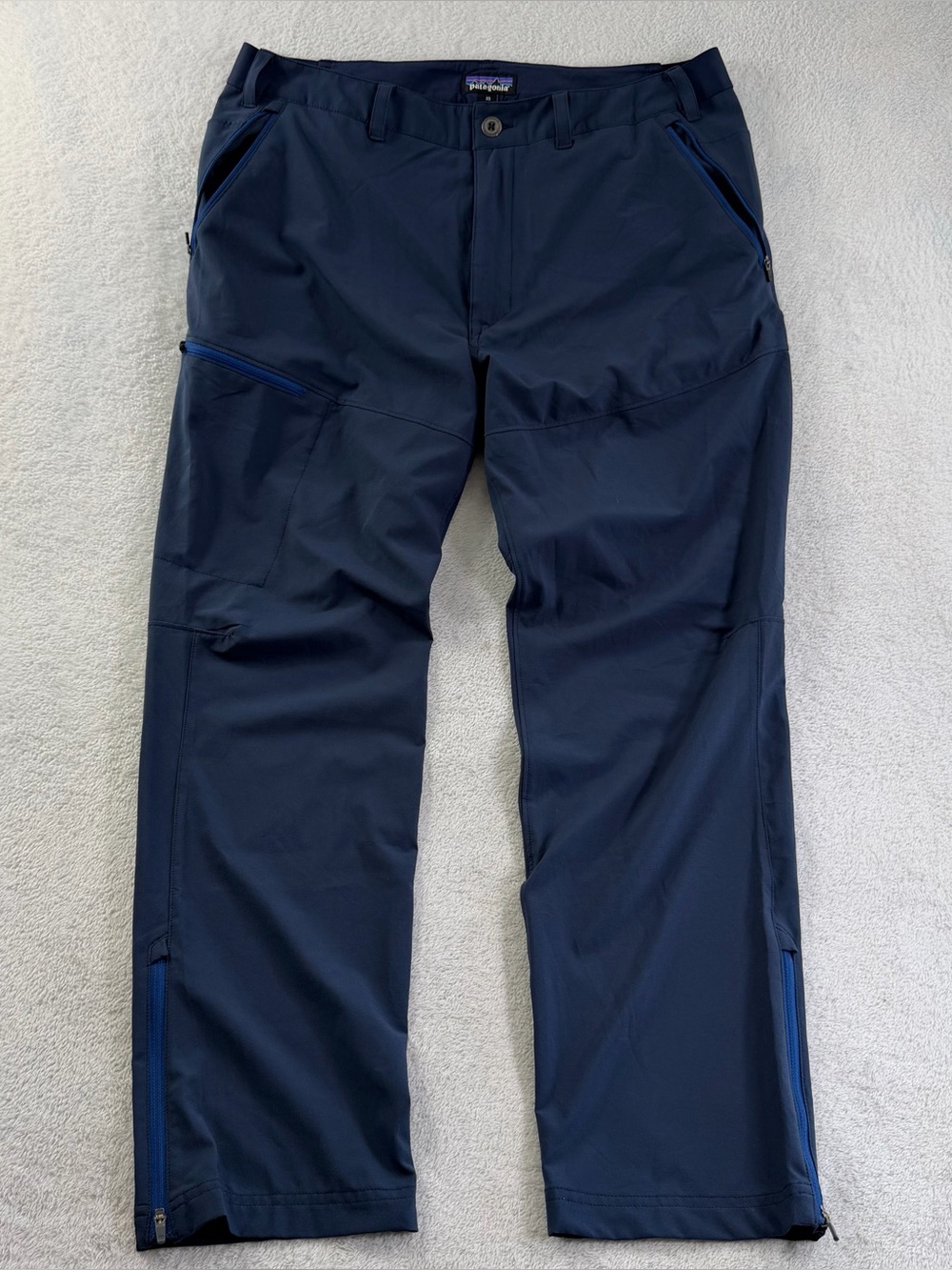Patagonia Terravia Trail Pants Men’s 35 Navy Hiking
